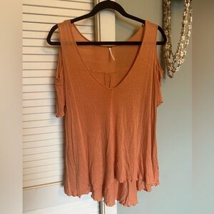 Free People Cold Shoulder Top